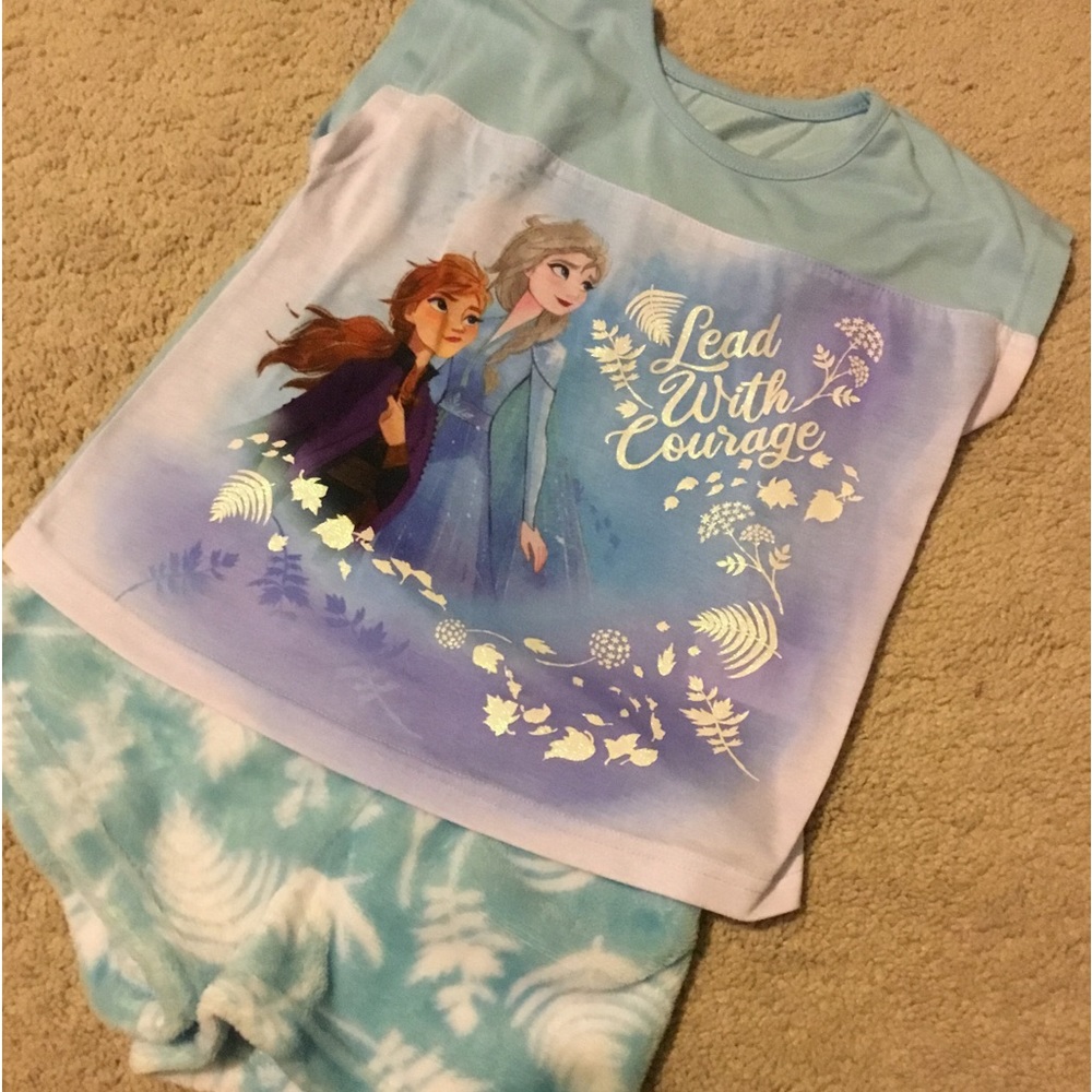 Elsa and Anna Frozen Shortie PJs